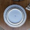 assiette ancienne dentelle