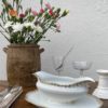 limoges blanc et doré