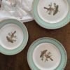 assiette oiseau ancien