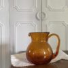 carafe ambré bullée